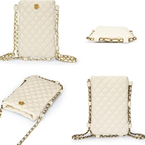 Quilted Small Crossbody Bags for Women Trendy Cell Phone Purse - Picture 7 of 7